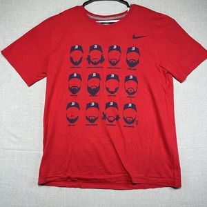 Nike Boston Red Sox T Shirt Size M Short Sleeve